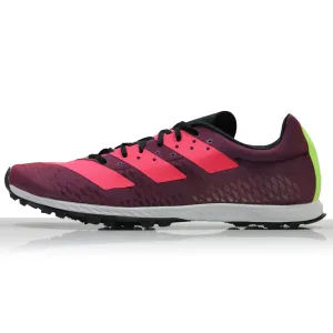 adidas adizero XCS Women's Cross Country Spike - Core Black/Signal Pink/Signal Green Best Running Shoes Sale
