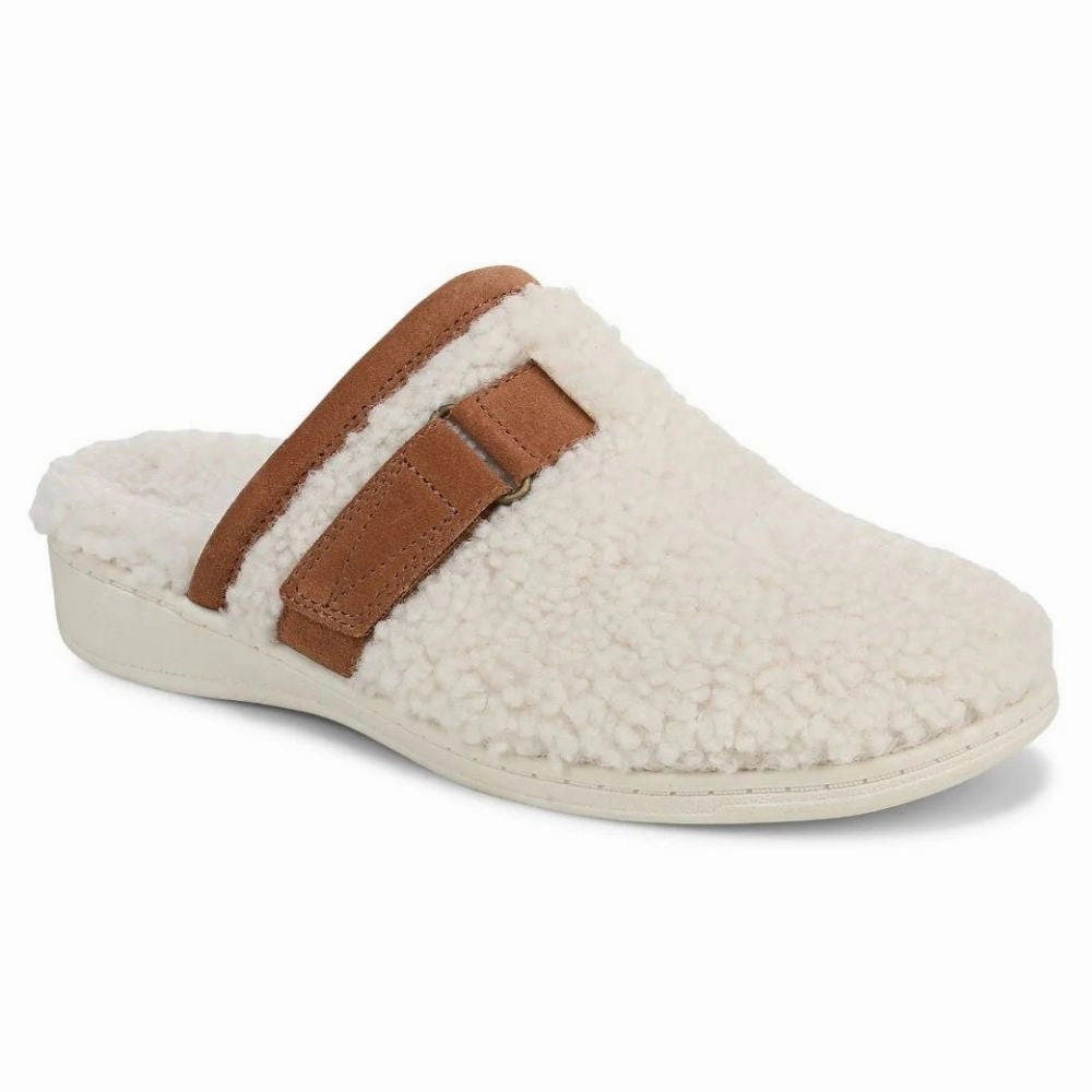 Ruby Slippers Hydrangea Vionic Izzy Cream Clog Slipper (Women's)