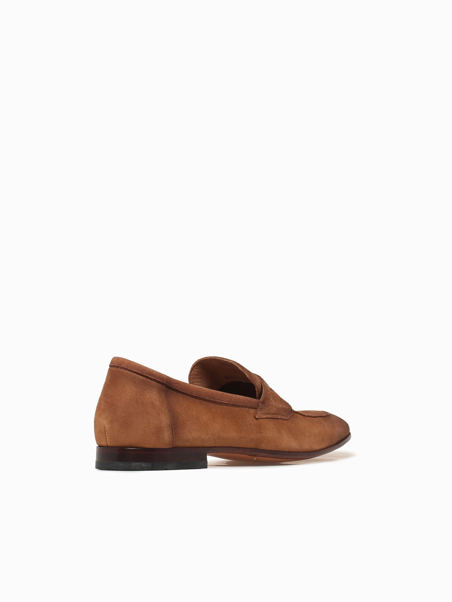 Denzel Tan Suede Flat Shoes With Good Arch Support