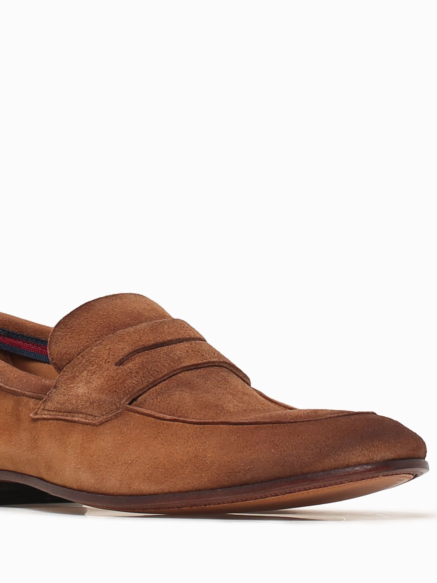 Denzel Tan Suede Flat Sole Shoes For Gym