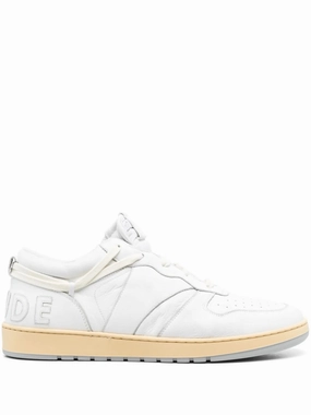 Best Dress Shoes For Wide Flat Feet embroidered-logo low-top sneakers