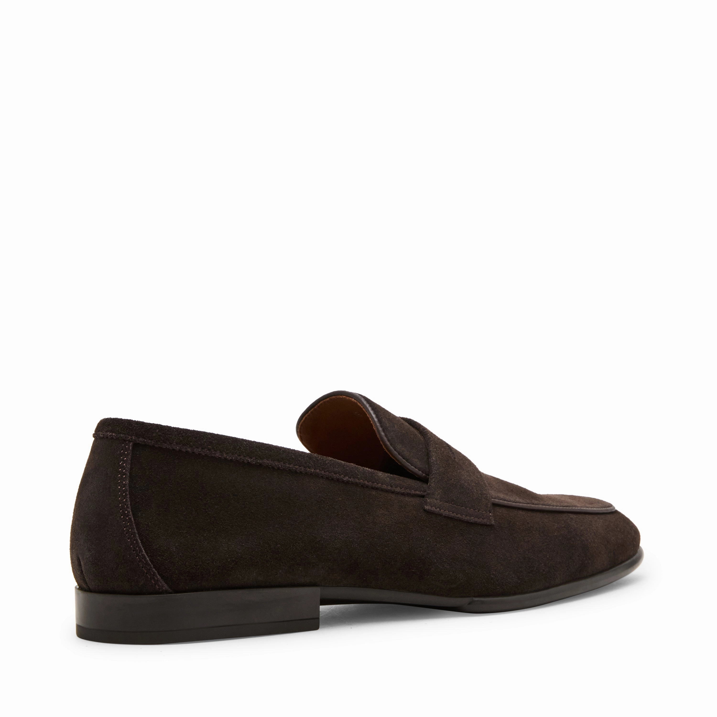 Swanson Casual Shoe BROWN SUEDE Toe Penny Loafers