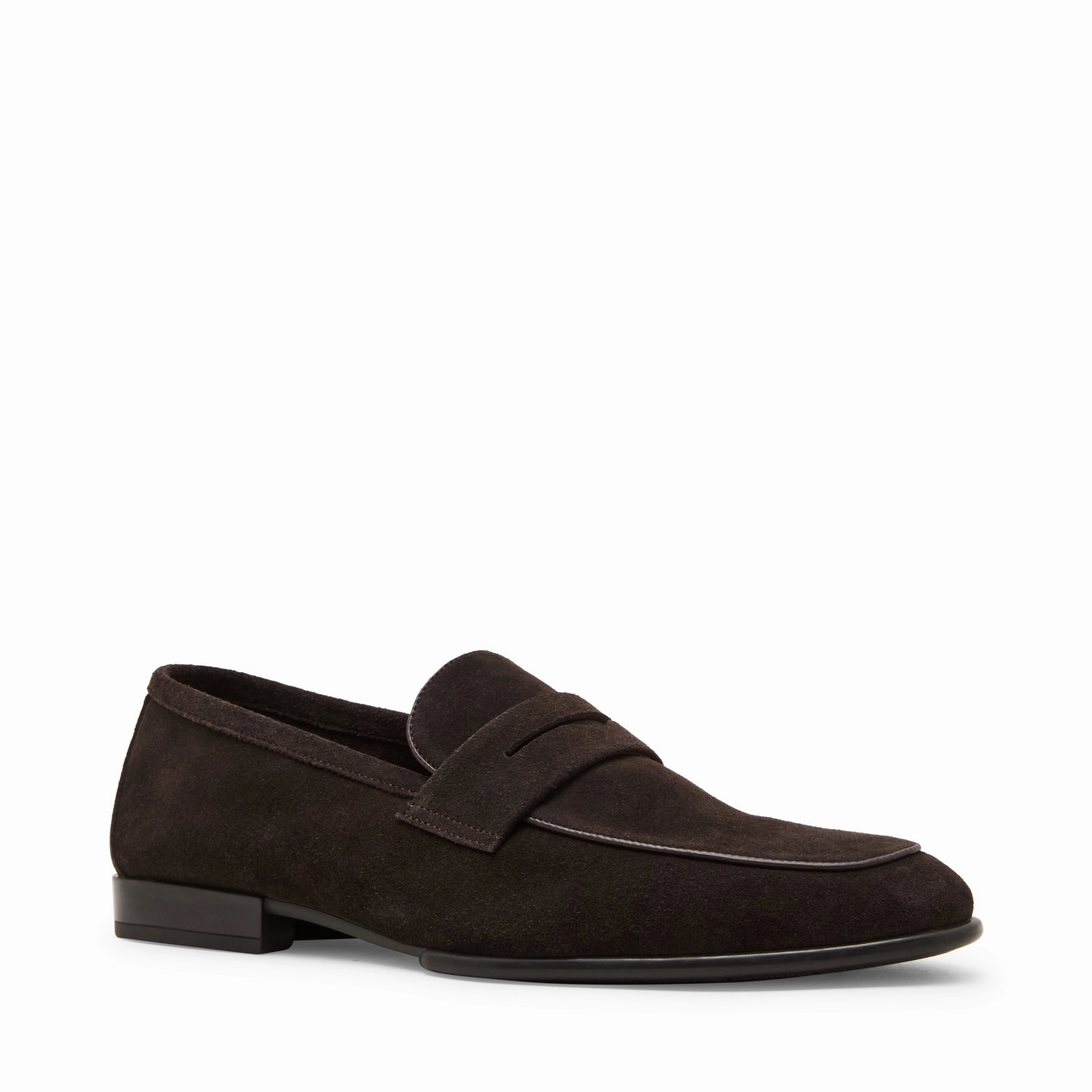 Swanson Casual Shoe BROWN SUEDE Cherry Wood Loafers