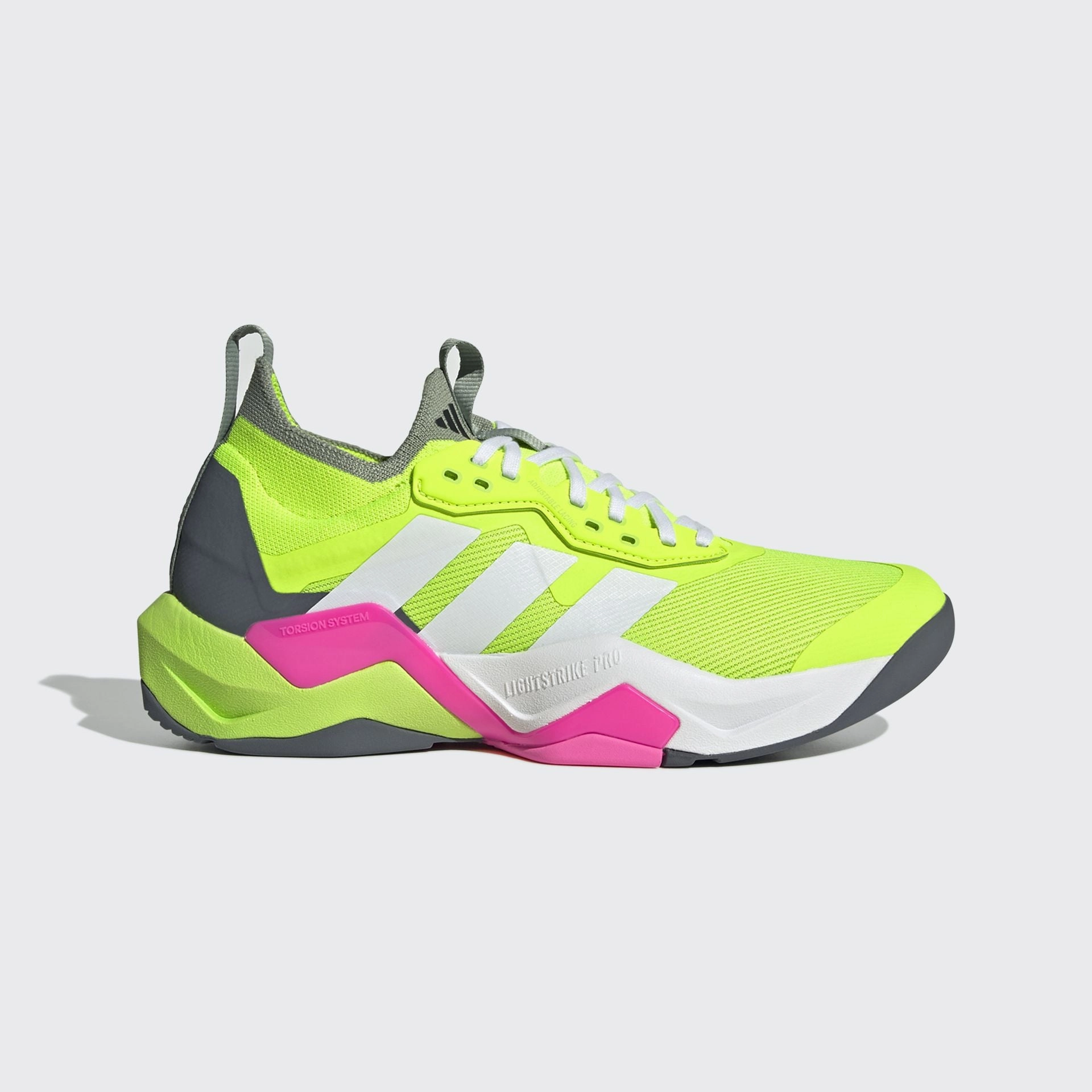 RAPIDMOVE ADV 2 HIIT TRAINING SHOES - Lucid Lemon / Cloud White / Lucid Pink Adidas Adv Shoes