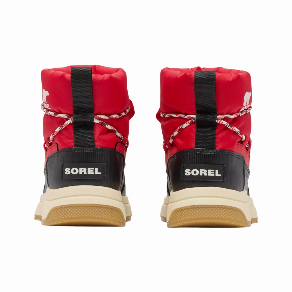 Equine Scoot Boots Sorel Whitney III Black/Bright Red Waterproof Slip-On Boot (Women's)