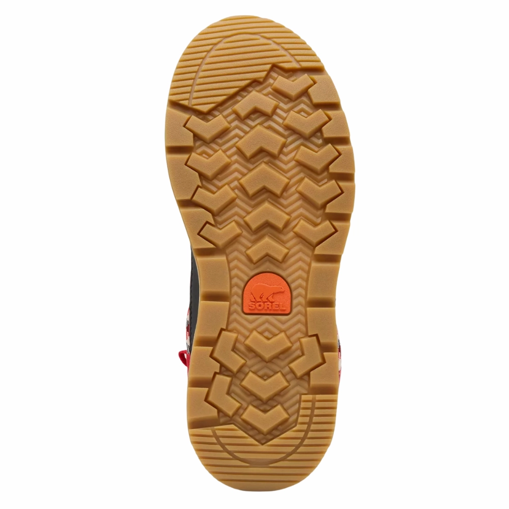 Gh Bass Boots Sorel Whitney III Black/Bright Red Waterproof Slip-On Boot (Women's)