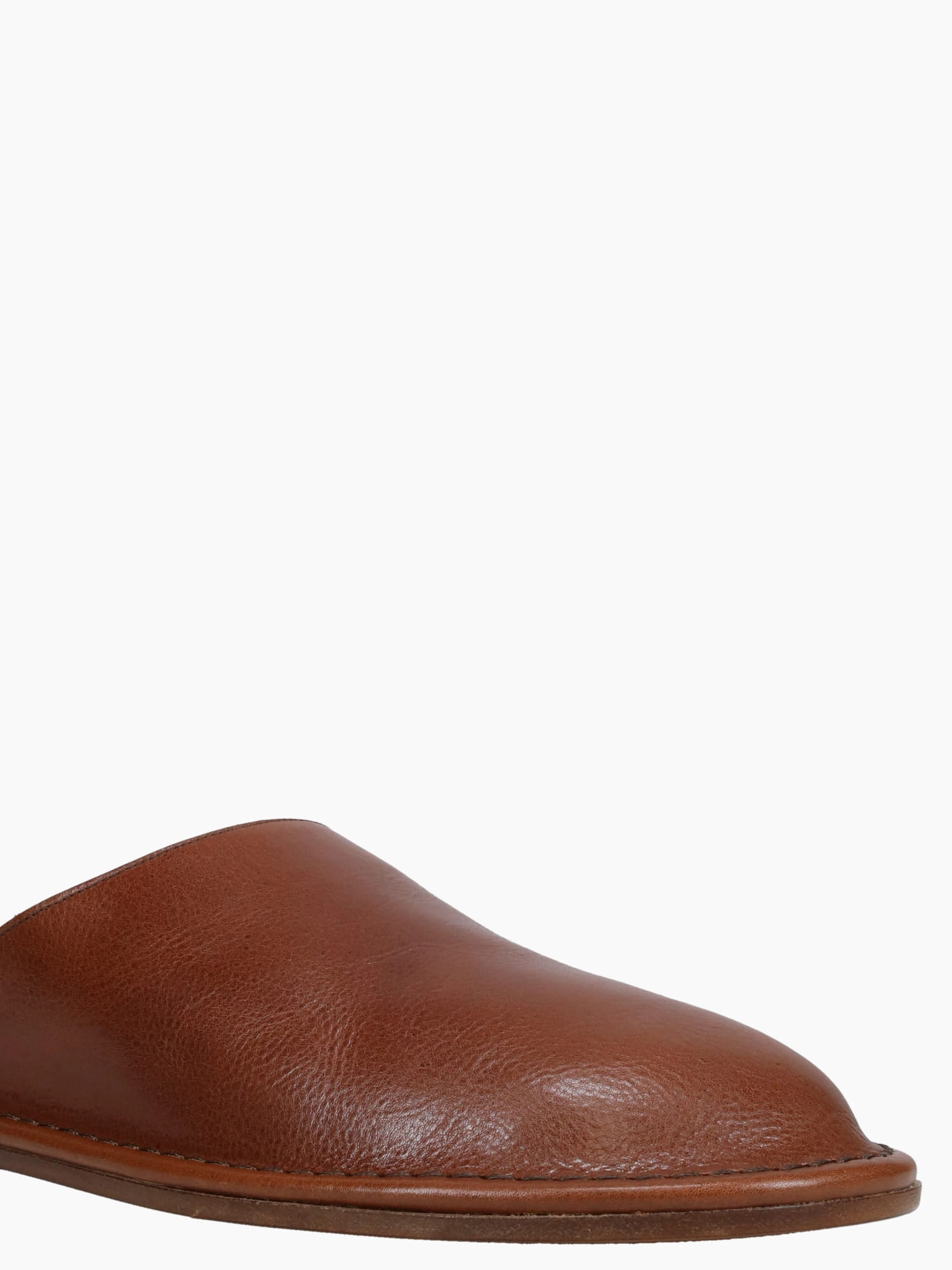 Capalbio Sabot Chocolate Pelle Foot Pain Flat Shoes