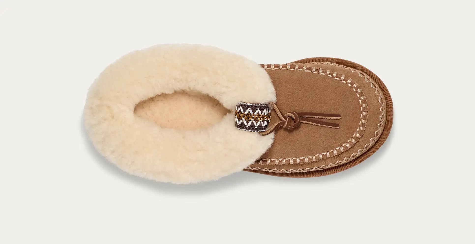 UGG WOMENS TASMAN ALPINE - CHESTNUT Beat Slippers