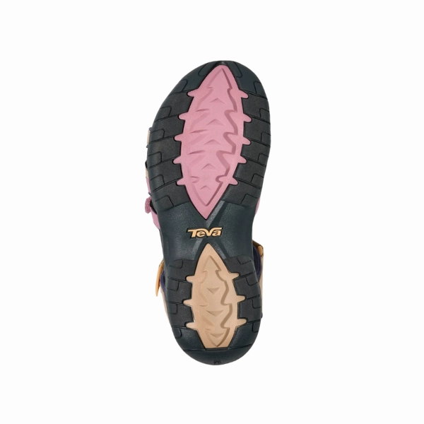 Teva Women's Tirra Root Light Multi Cork Platform Wedge Sandals