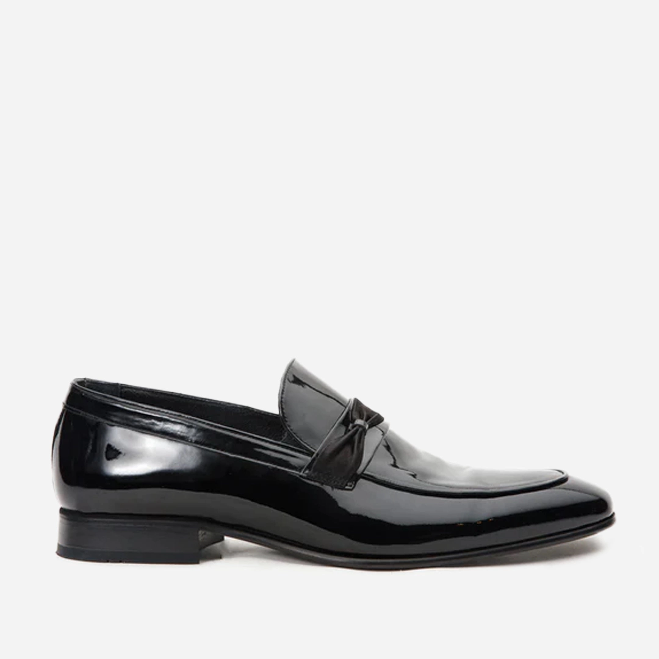 Dress Shoes Big Feet The Dodoma Black Patent  Leather Loafer Men Shoe