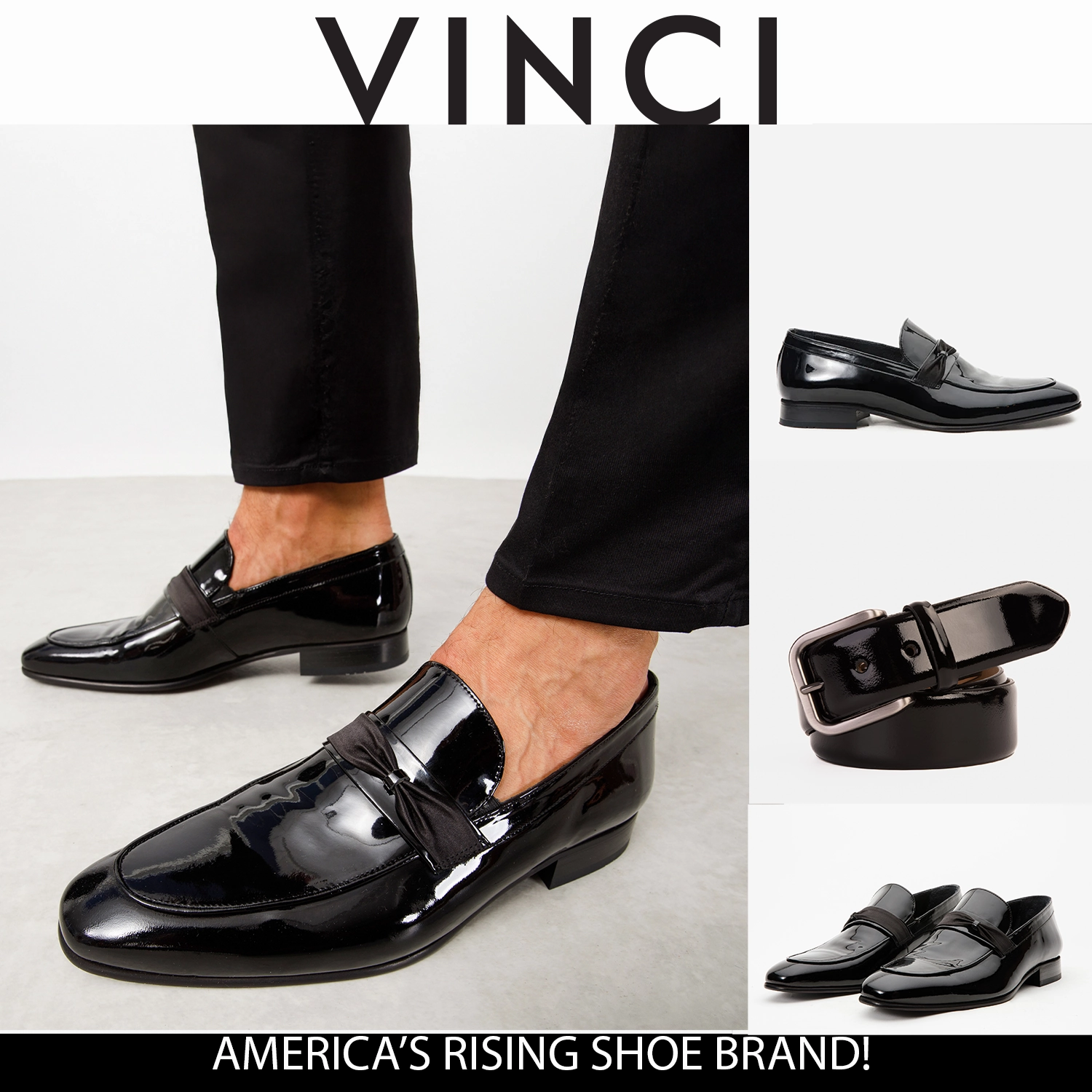 Black Dress Nude Shoes The Dodoma Black Patent  Leather Loafer Men Shoe