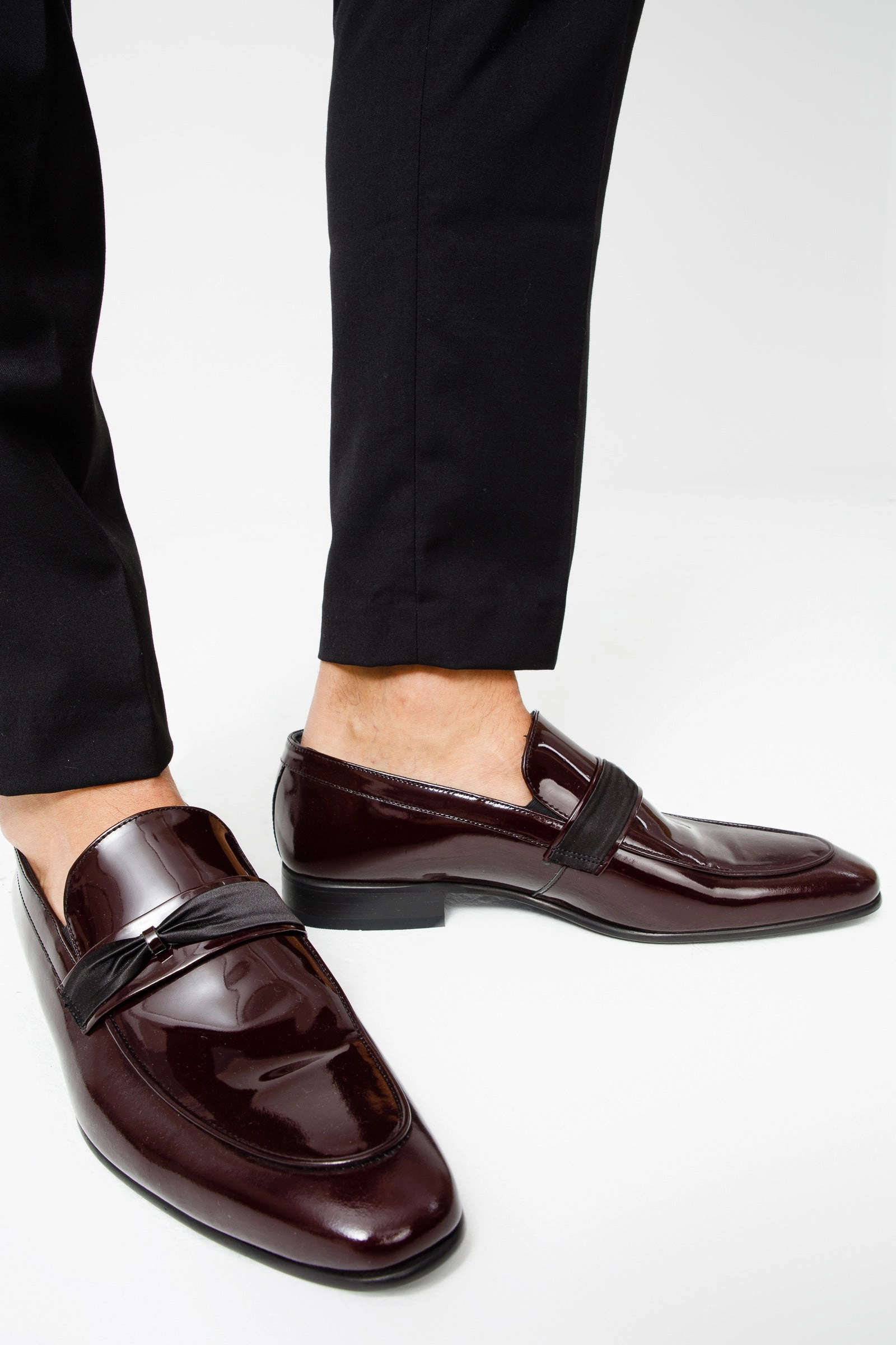 The Dodoma Burgundy Patent Leather Loafer Men Shoe Clarks Dress Tennis Shoes