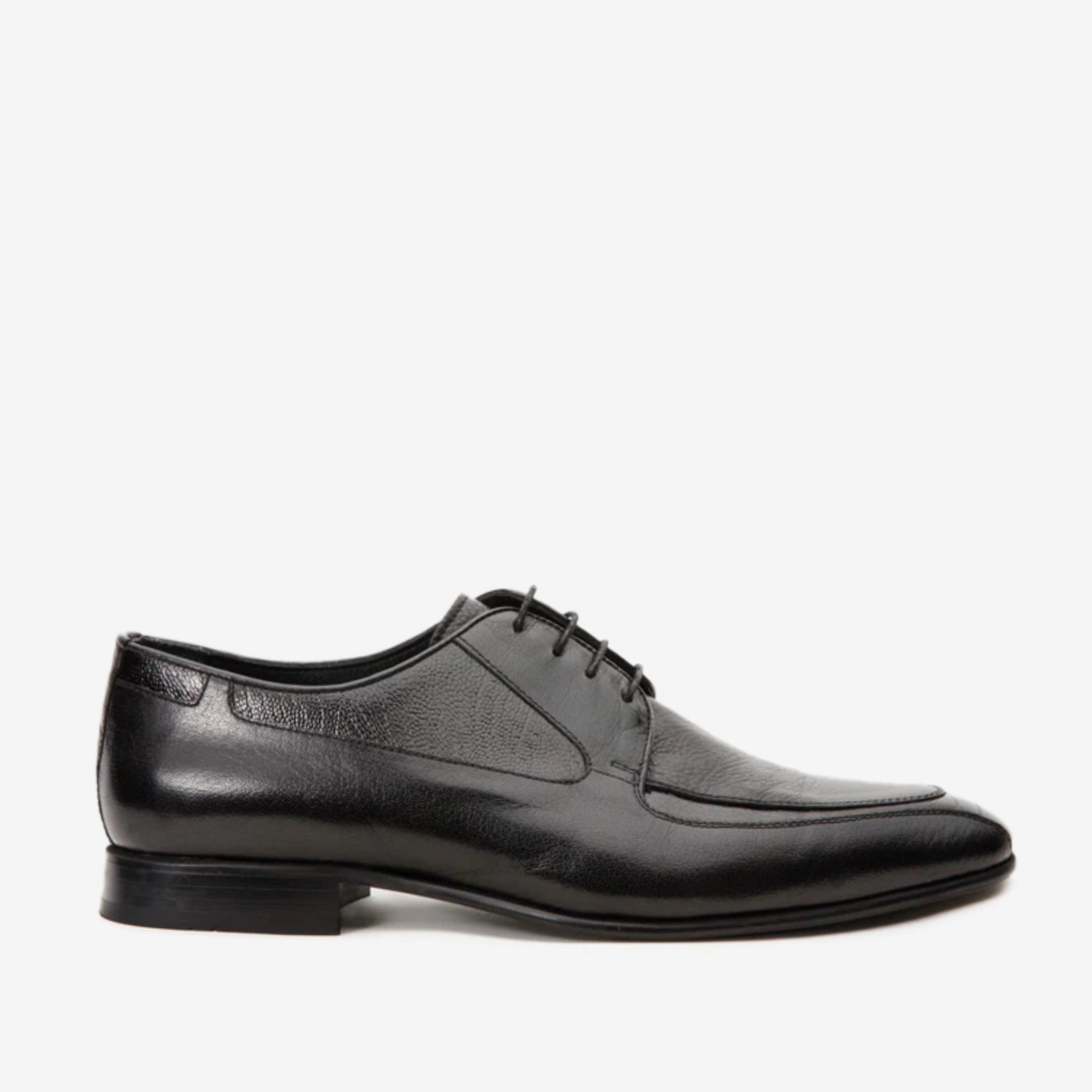 Casual Dressing Shoes The Gardi Black Leather Derby Men Shoe