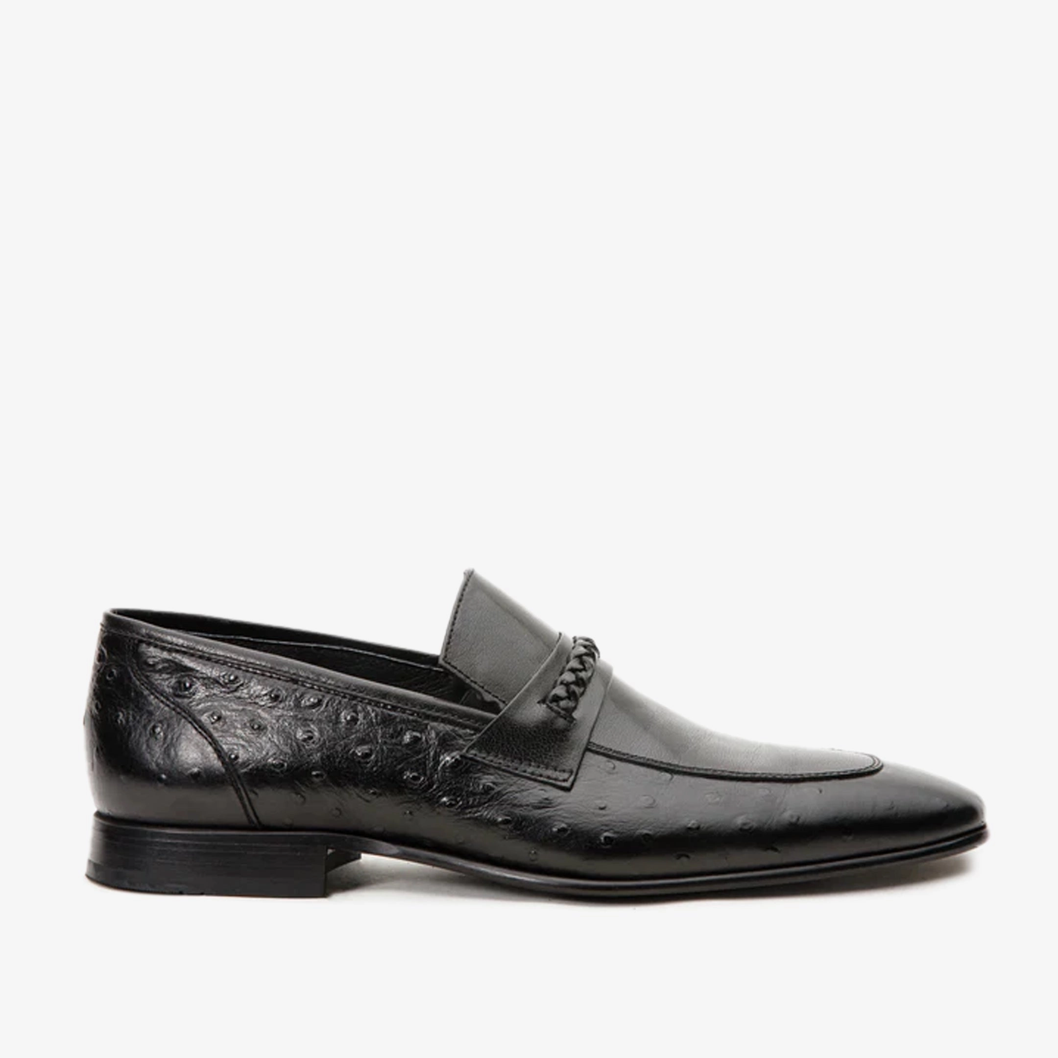 The Johannesburg Black Leather Dress Loafer Men  Shoe Dress Shoes Look Like Sneakers