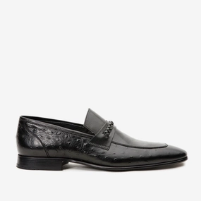 Best Shoes For Blazer Dress The Johannesburg Black Leather Dress Loafer Men  Shoe