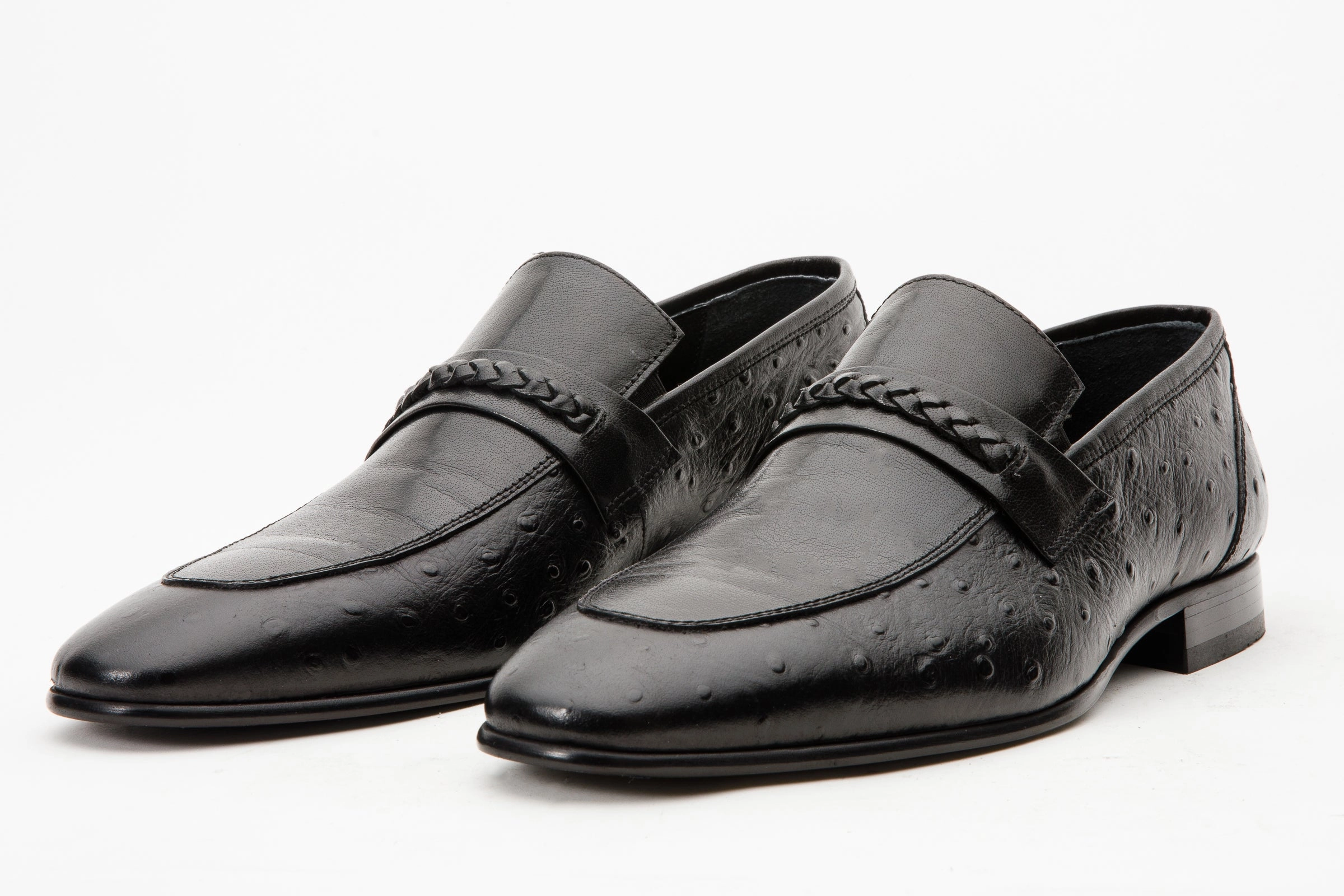 Everyday Dress Shoes The Johannesburg Black Leather Dress Loafer Men  Shoe