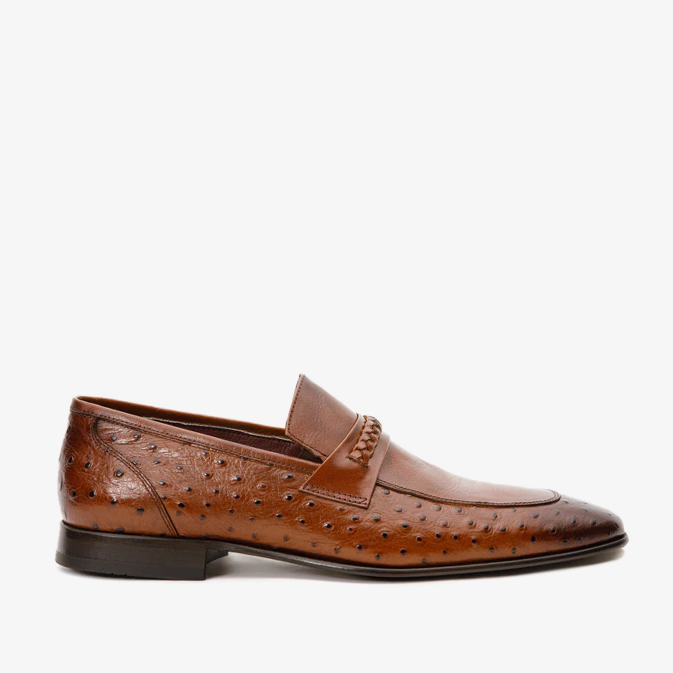 Dress Shoe Socks The Johannesburg Brown Leather Dress Loafer Men  Shoe