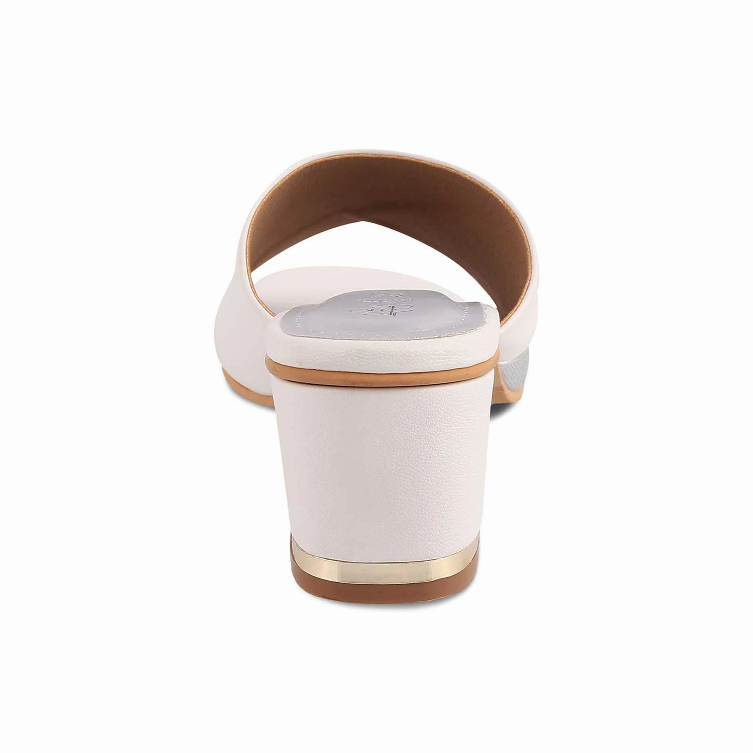 Sandals With Enclosed Toes The Macky White Women's Dress Block Heel Sandals Tresmode