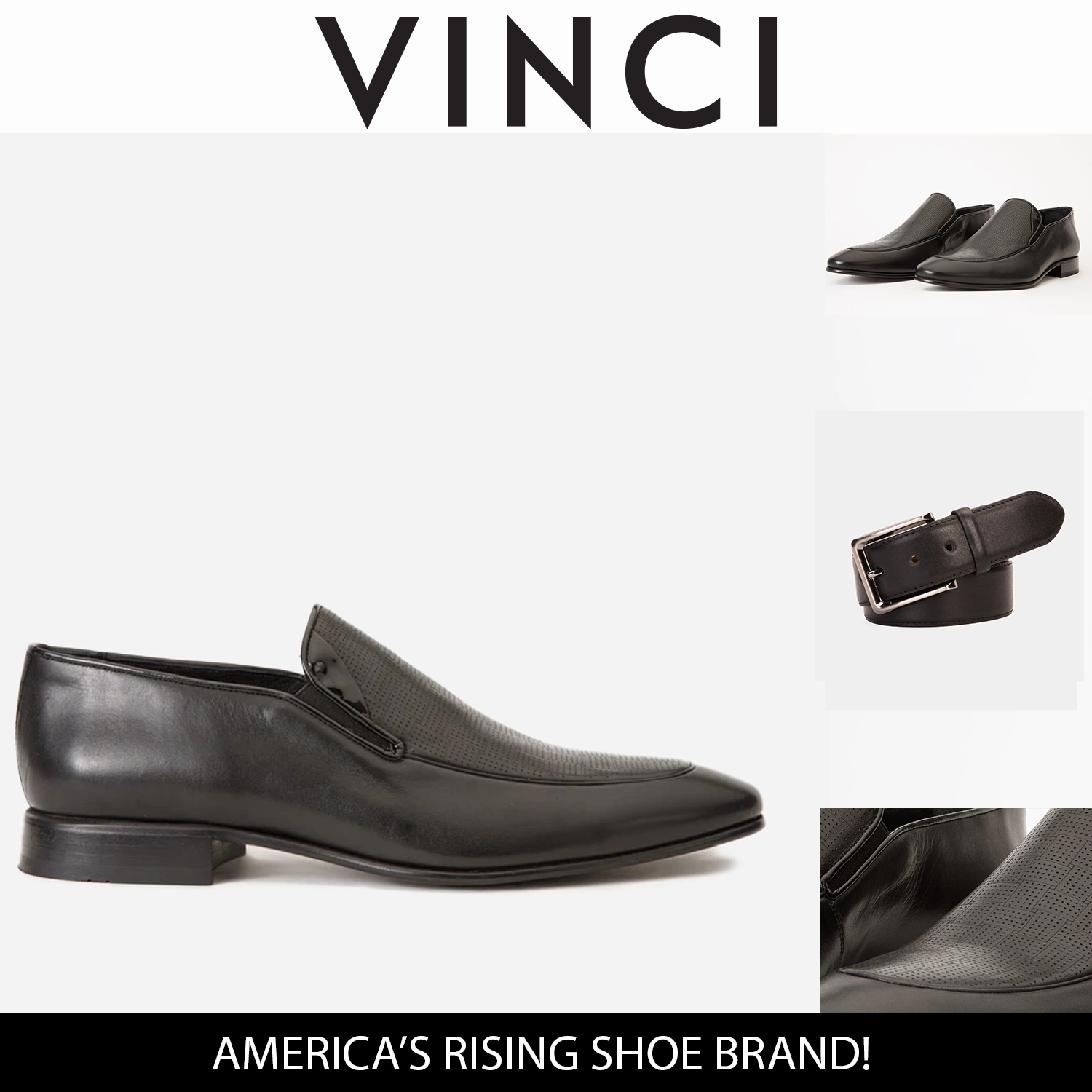 The Migues Black Leather Loafer Men Shoe Dress Shoes 1920s