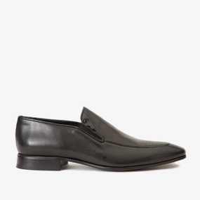 The Migues Black Leather Loafer Men Shoe Dress Shoe Tree