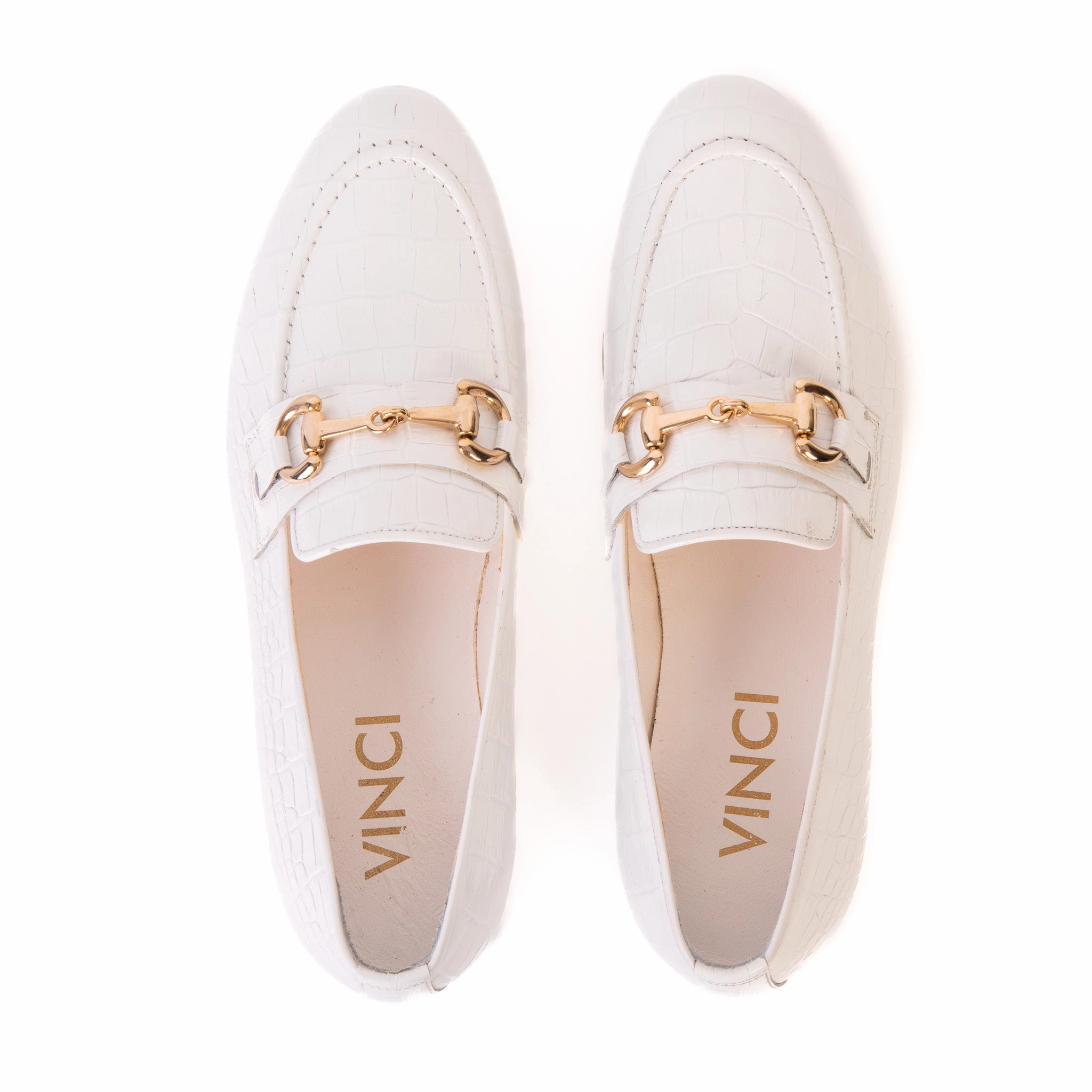 The Monaco White Leather Men Shoe Bit Loafer Dress Shoes No Socks