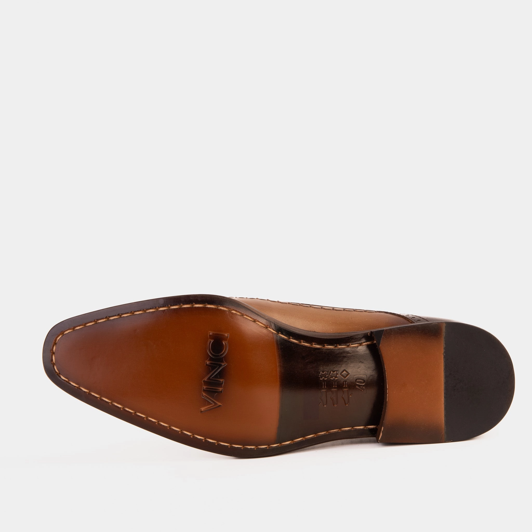 The Moon Tan Leather Derby Men Shoe Cute Comfortable Dress Shoes