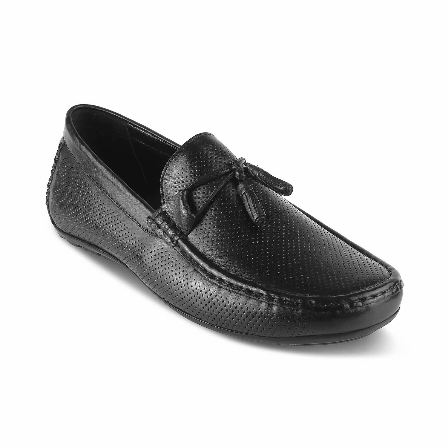 Loafers No Socks The Otie Black Men's Leather Loafers