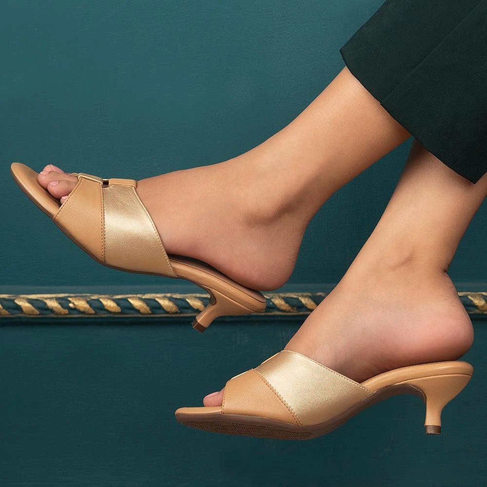 Sandals For Walking All Day The Siko Beige Women's Dress Heel Sandals Tresmode