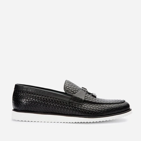 The Sperry Black Leather Tassel Loafer Men Shoe Lydia Deetz Wedding Dress Shoes