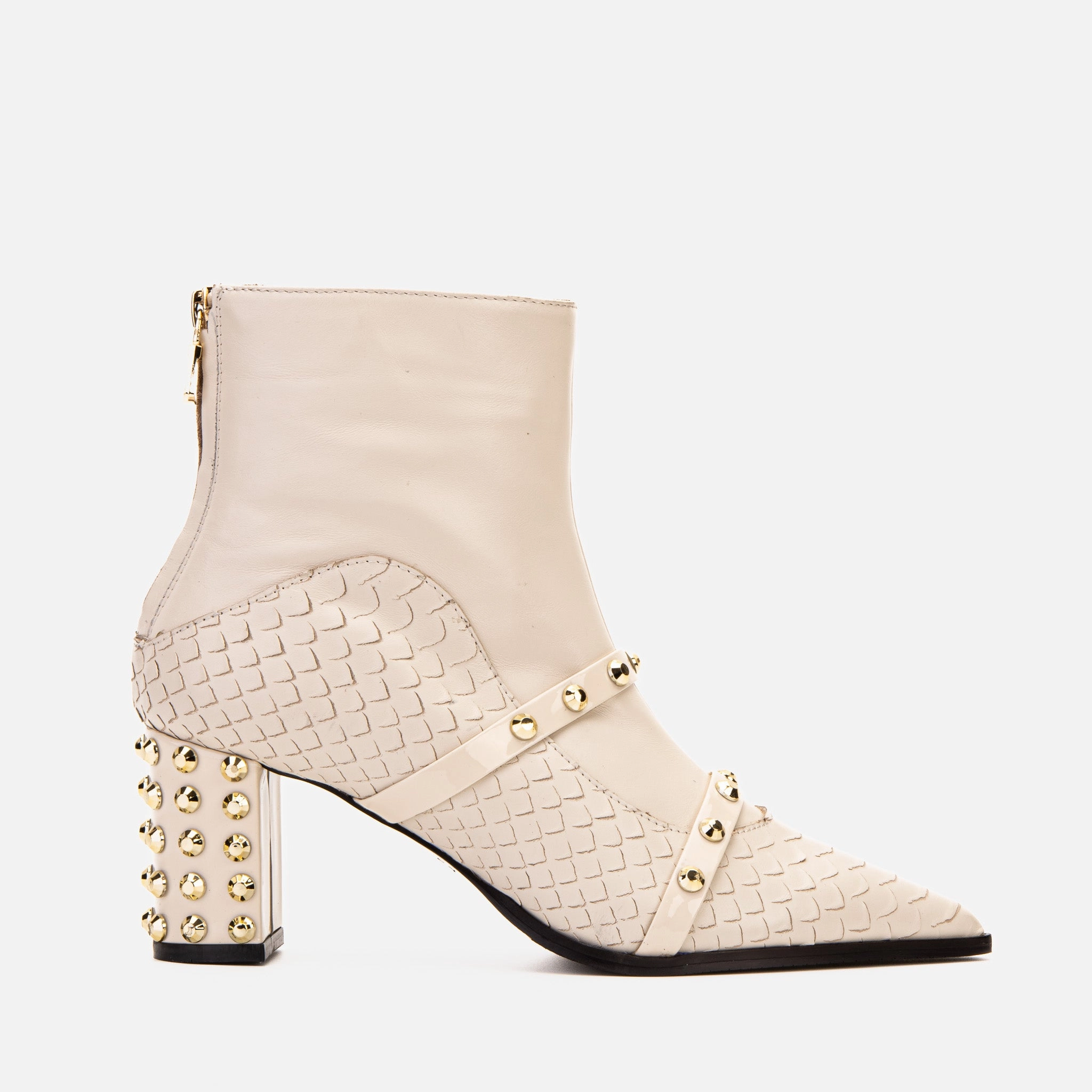 The Valentina Leather Block Heel Women Boot Otk Boots Leather