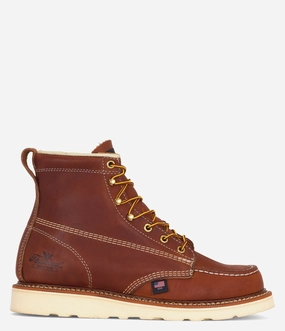 Exotic Leather Boots Thorogood American Heritage 6" Moc-Toe Soft Toe Boot - Men