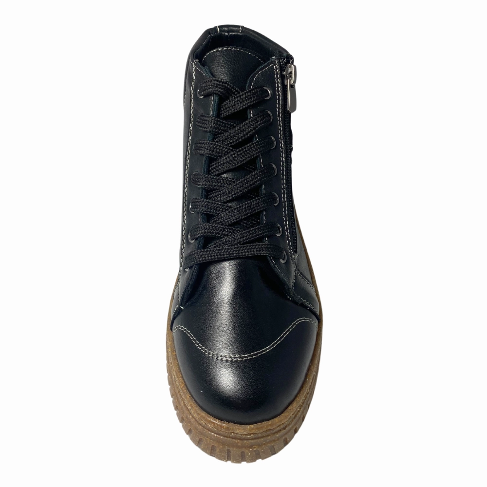 Taos Crave Boots Eric Nurnberg Jace Black Leather Boot (Women's)