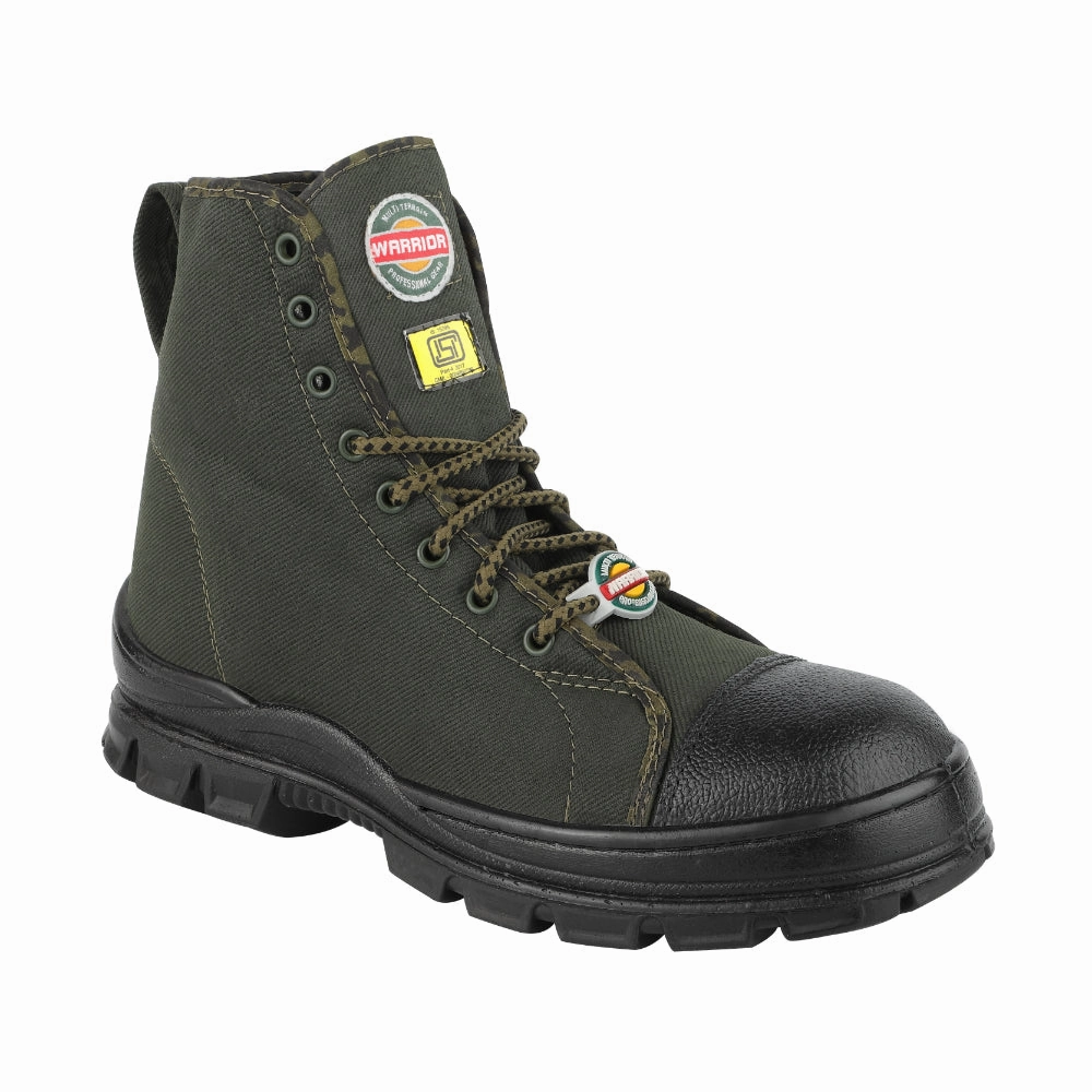 Rave Platform Boots Warrior Olive Green Lacing Defence Jungle Boot for Men 8846 By Liberty