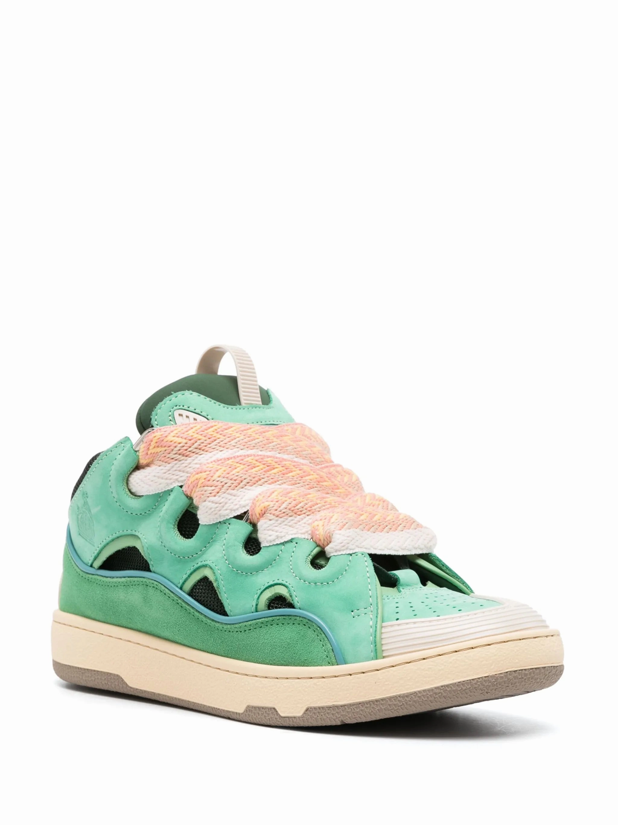 Curb lace-up sneakers Flat Shoes For Gym