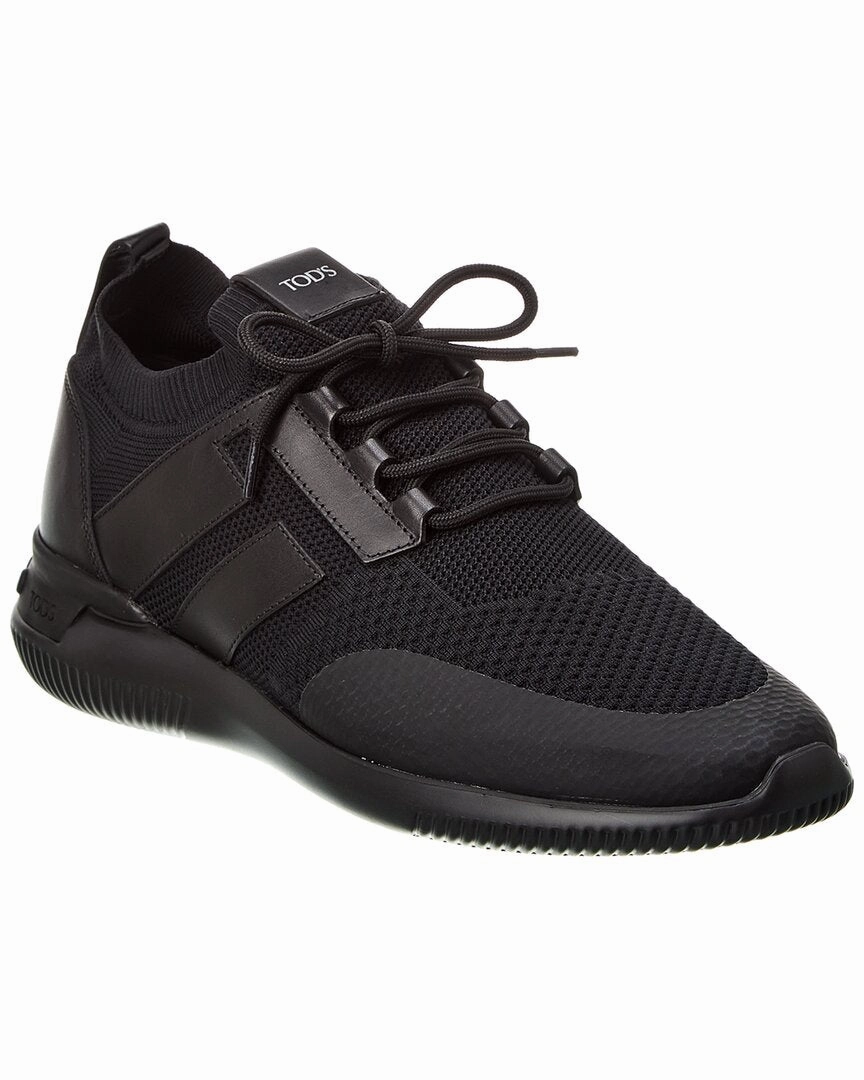 TOD??s Sportivo Light Knit & Leather Sneaker Best Sneakers For Very High Arches And Insteps