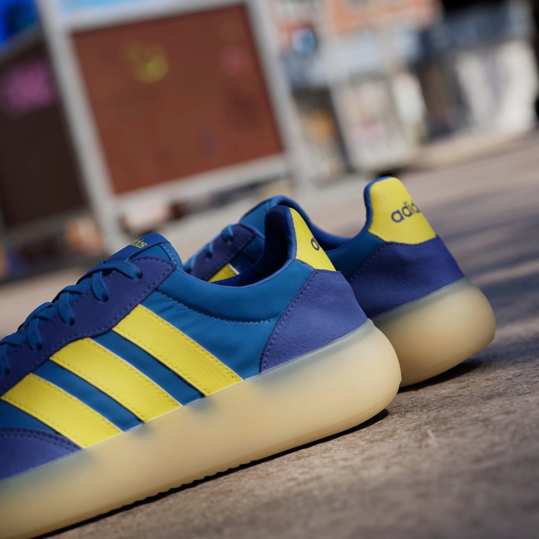Adidas University Shoes BARREDA DECODE SHOES - Bright Royal / Yellow / Royal Blue