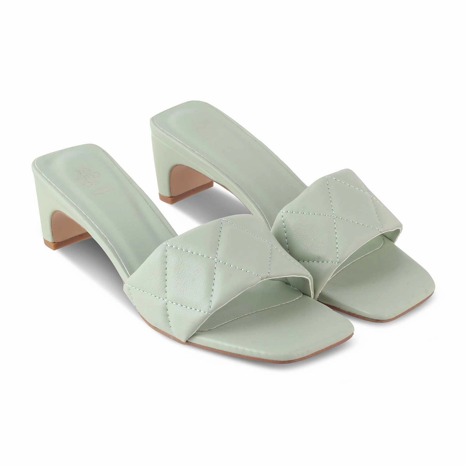 The Aliciz Green Women's Dress Heel Sandals Tresmode Sandals Cay