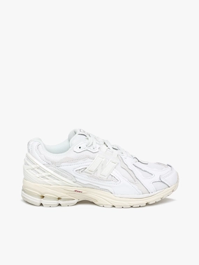 1906 White Turtledove leather Wide Flats Shoes