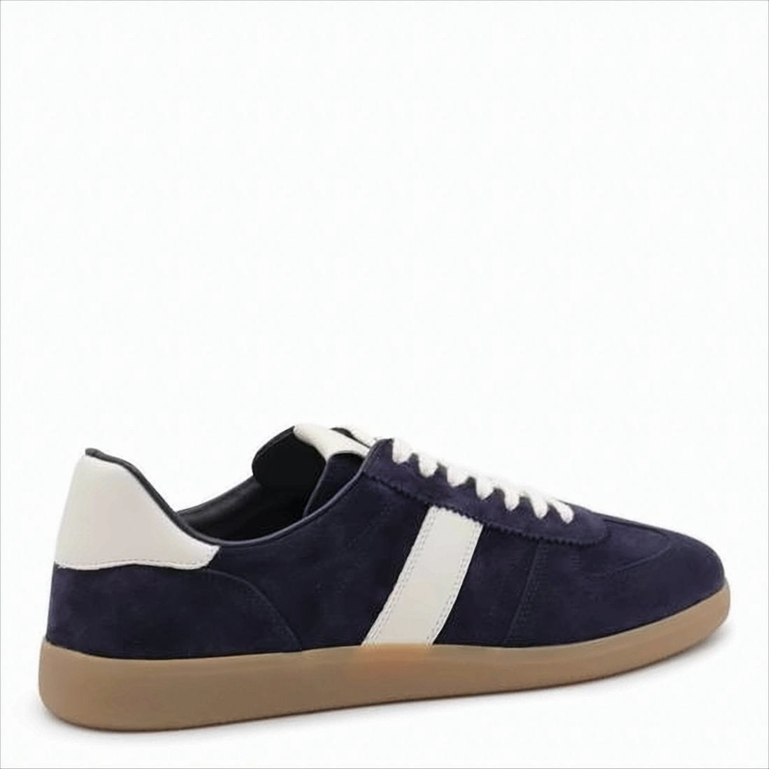 Navy Suede Sneakers With White Leather Accents Churchs Sneakers