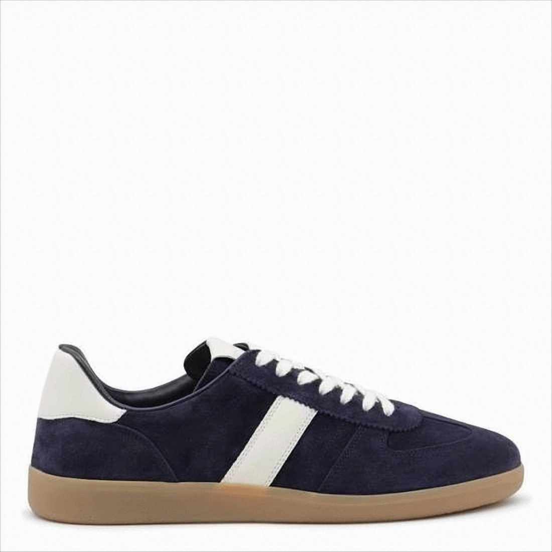 White Leather Slip On Sneakers Navy Suede Sneakers With White Leather Accents