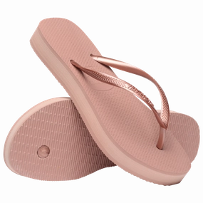 Guinness Slippers HAVAIANAS SLIM FLATFORM - CROCUS ROSE