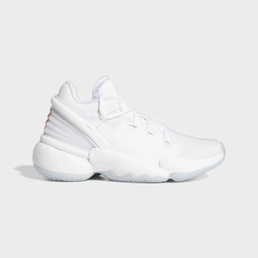 Anthony Edwards Pure Ruby Mid Basketball Shoes Adidas D.O.N. Issue 2 Juniors FZ1892