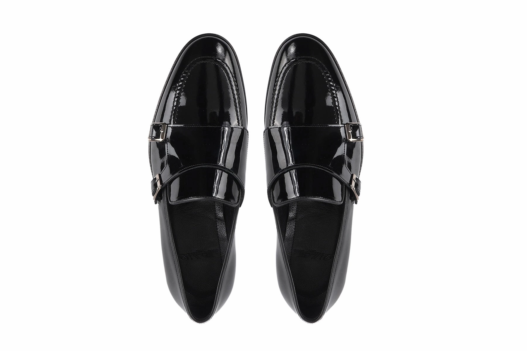 Summer Suede Loafers Hardin Patent Leather Double Monk Loafers