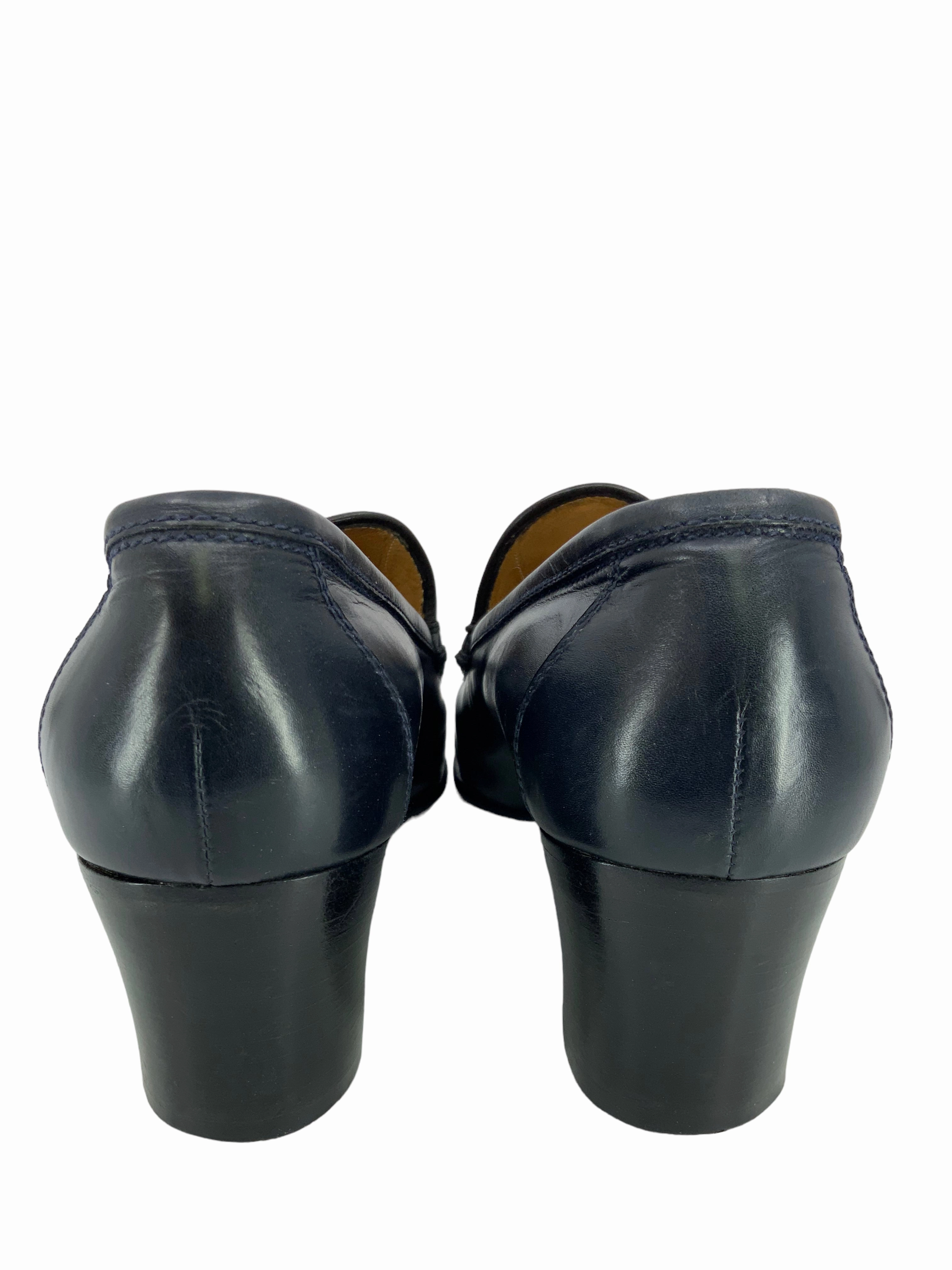 Top quality Hermes Dauphine Loafer Pumps Size 9 Giorgio Brutini Shoes Loafers