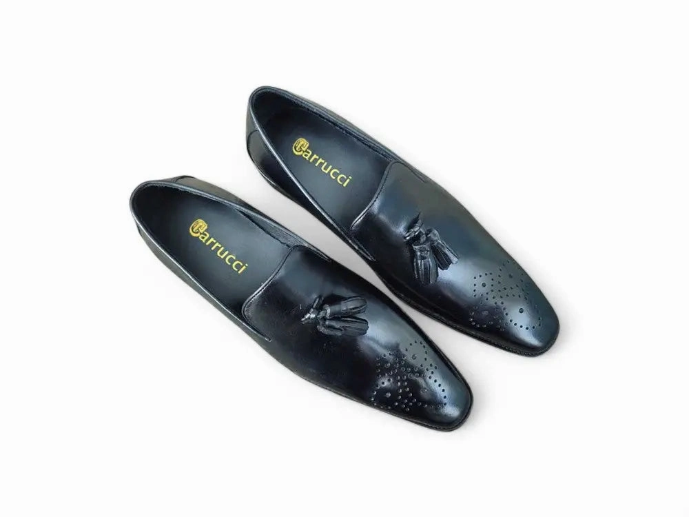 Penny Loafers 50s Burnished Wholecut Tassel Loafer