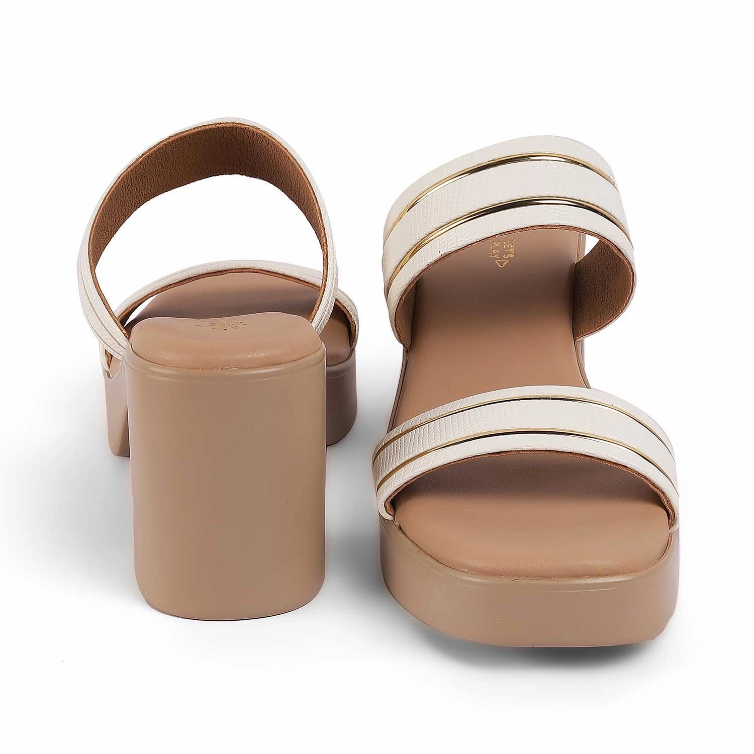 Sandals Royal Caribbean Reviews Tresmode Mauro White Women's Dress Block Heel Sandals