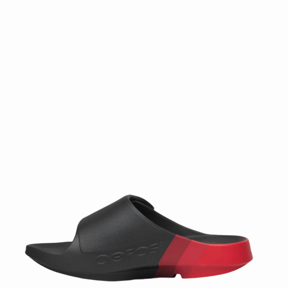 Sandals In Curacao OOFOS Men's OOahh Sport Flex in Fire Rally SS25