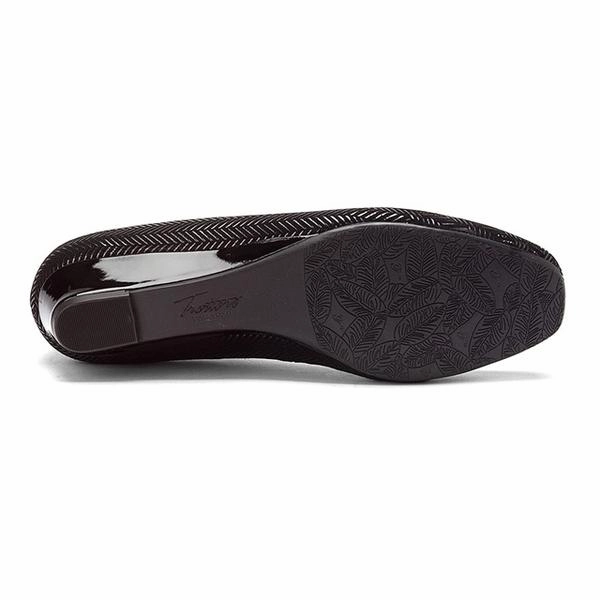 Snakeskin Dress Shoes Trotters Lauren Black Suede Patent Leather