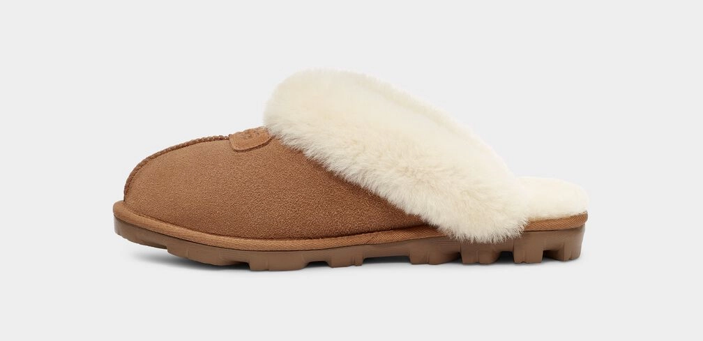 UGG COQUETTE - CHESTNUT Dog Toy Slippers