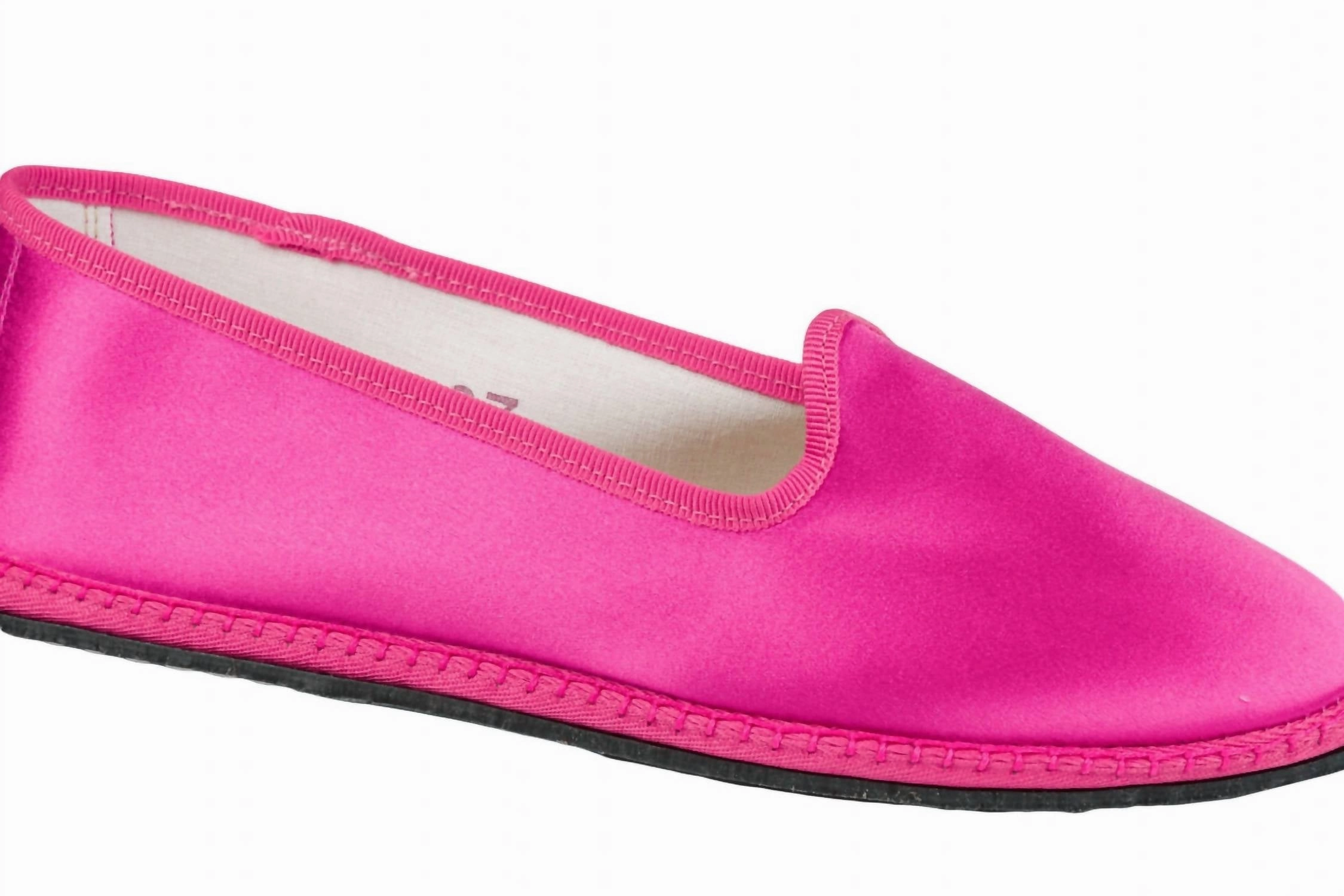 Women's Classic Silk Furlana Slippers In Fragola Slides Sale